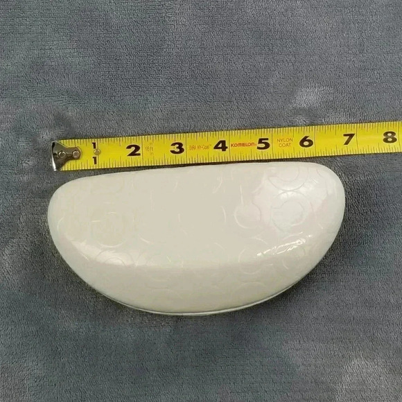 Coach Clamshell "C" Logo Sunglass White Hard Case - Picture 5 of 5